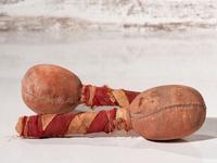 Plains Painted Parfleche Envelope PLUS Rattles