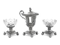 Three French Silver Table Articles