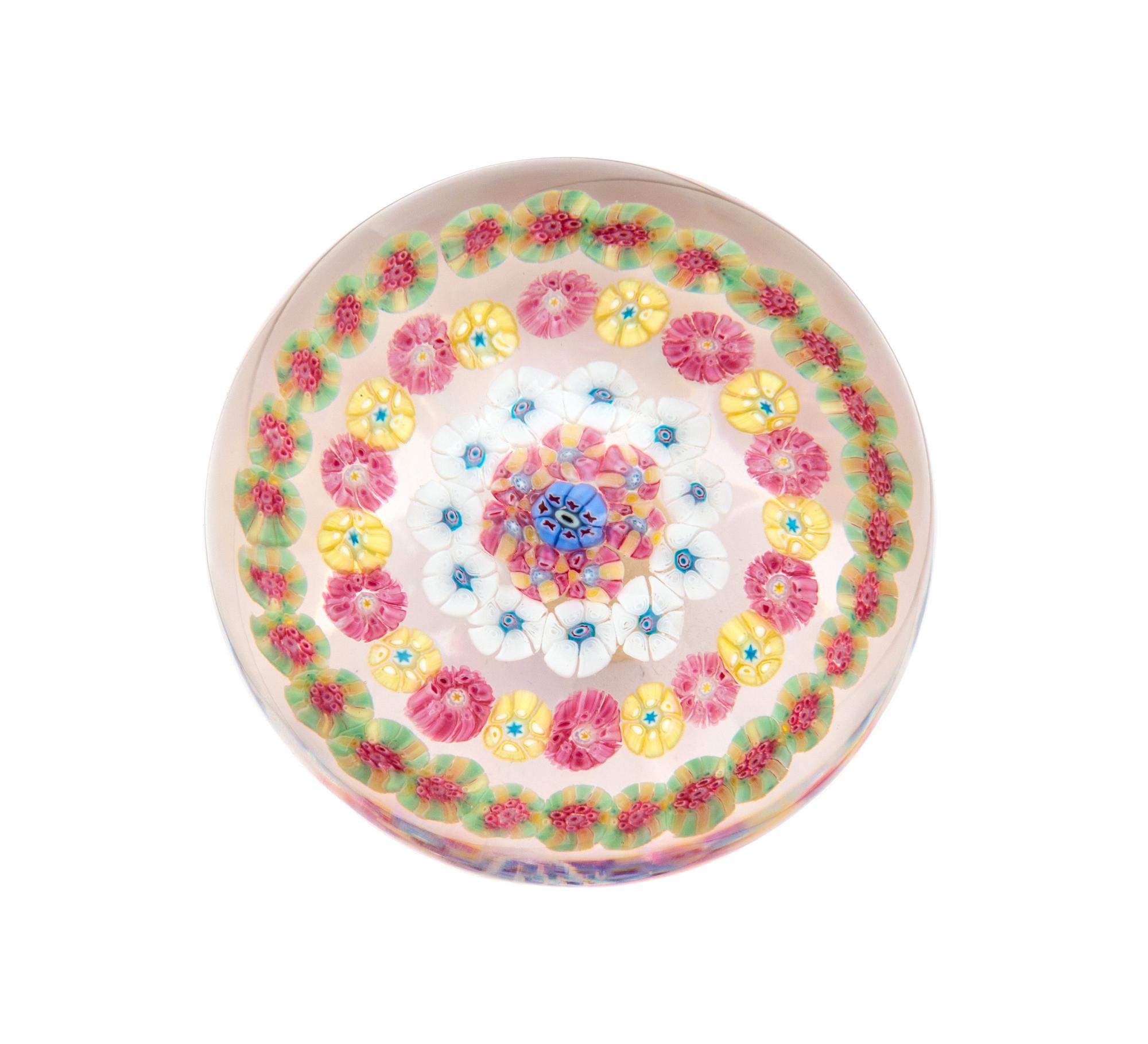 Baccarat, , a millefiori paperweight