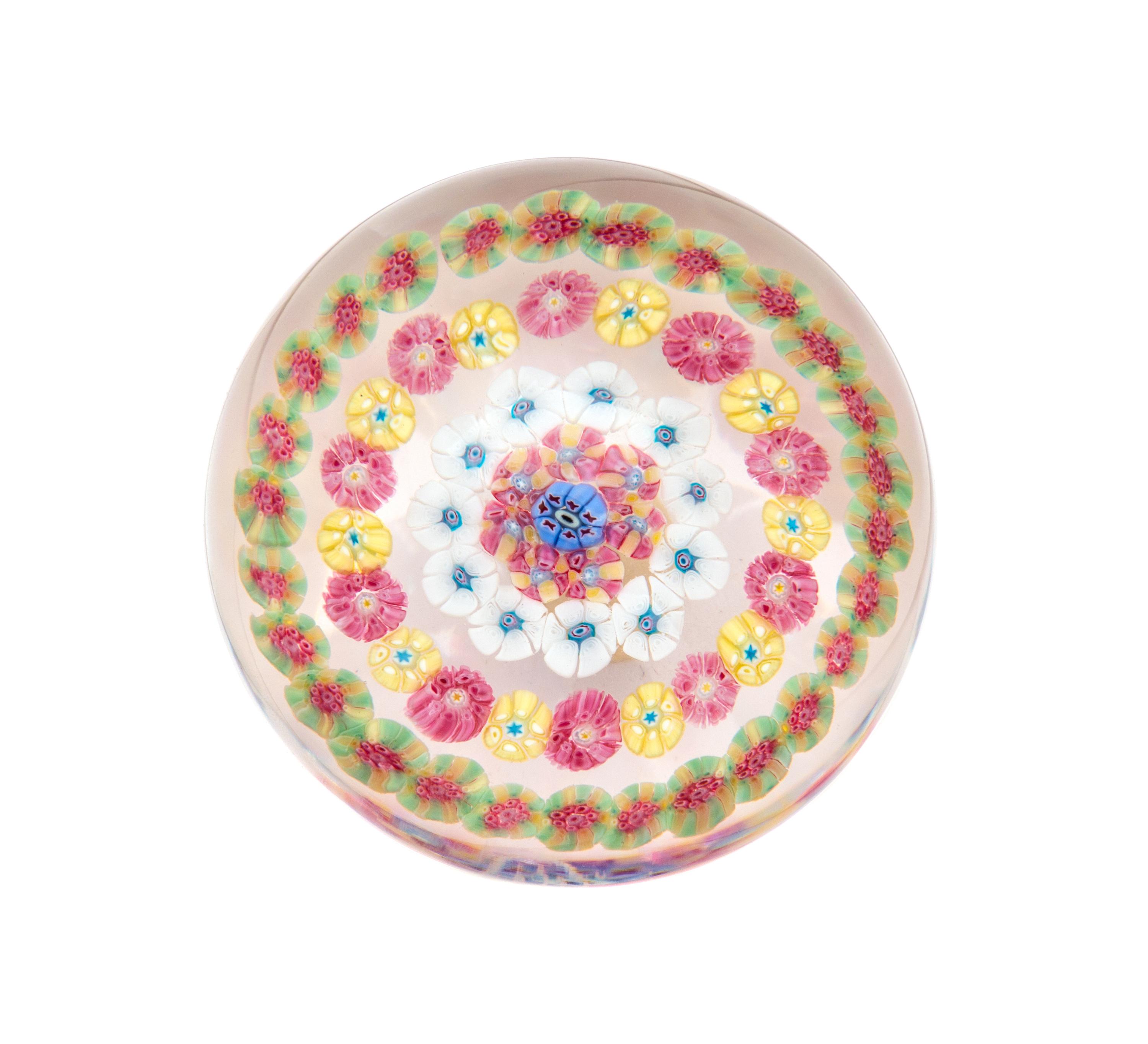 Baccarat, , a millefiori paperweight