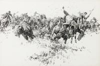 Nick Eggenhofer, (American, 1897-1985), The Great Buffalo Hunt