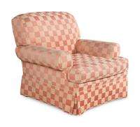 A Custom Upholstered Lounge Chair