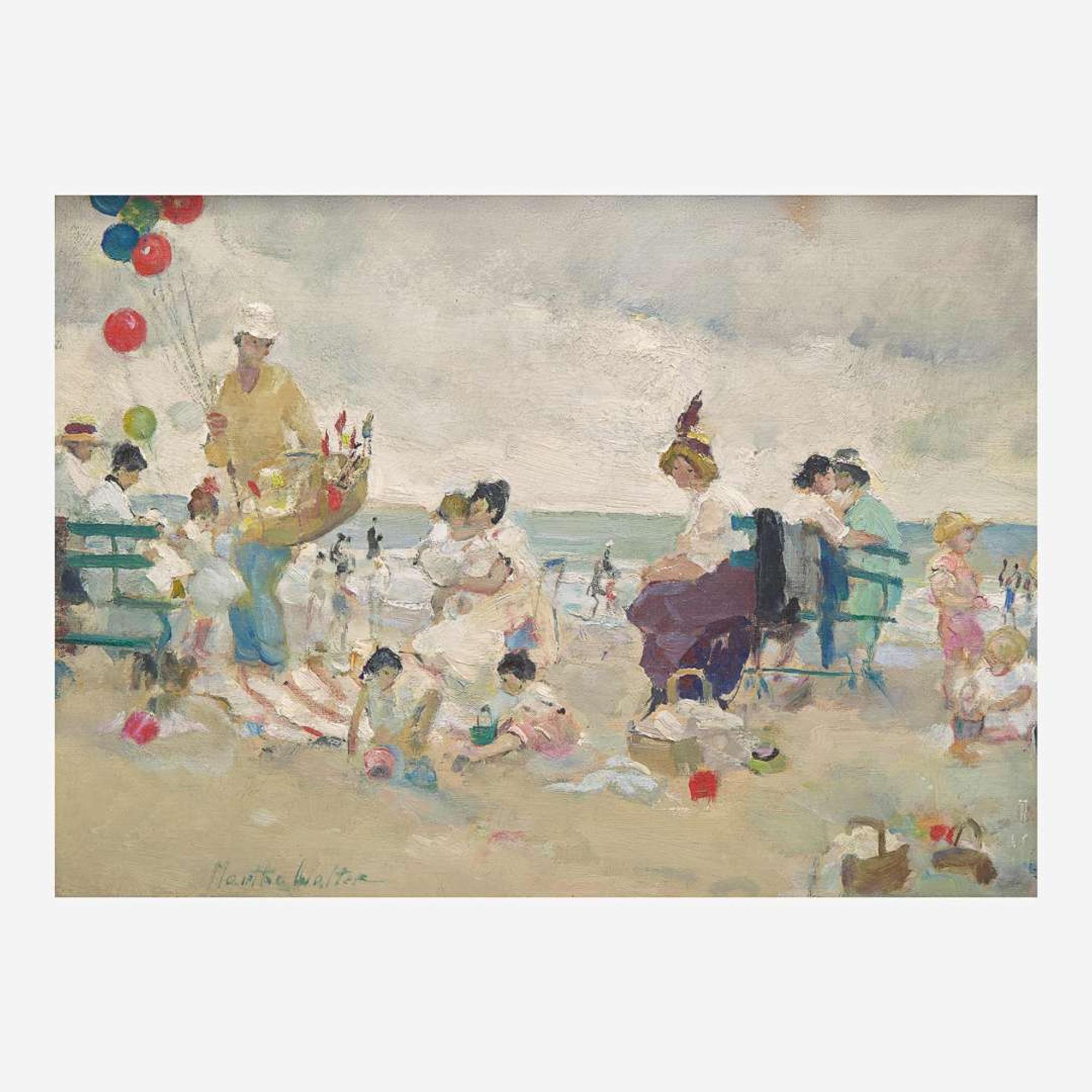 Martha Walter (American, 1875–1976) Coney Island on a Grey Monday Morning