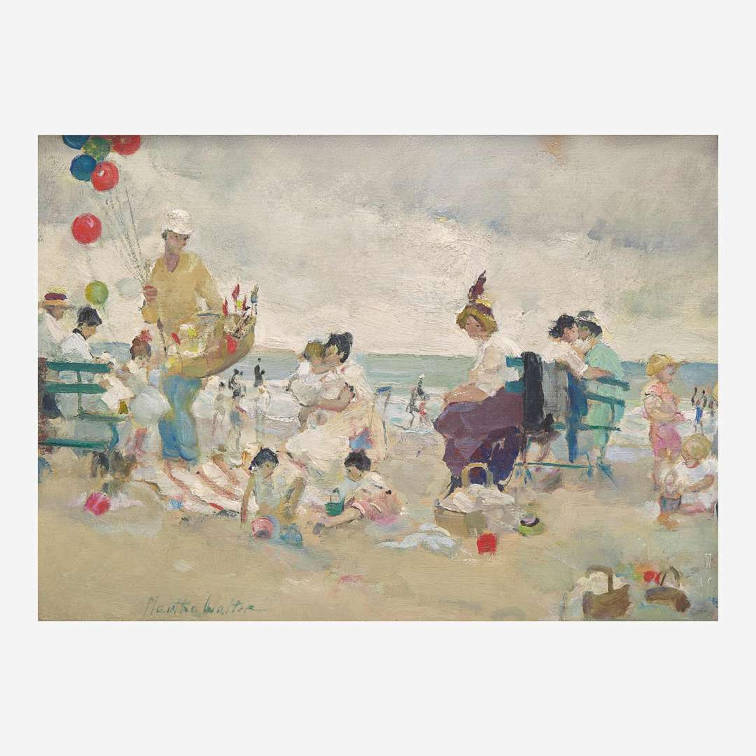 Martha Walter (American, 1875–1976) Coney Island on a Grey Monday Morning