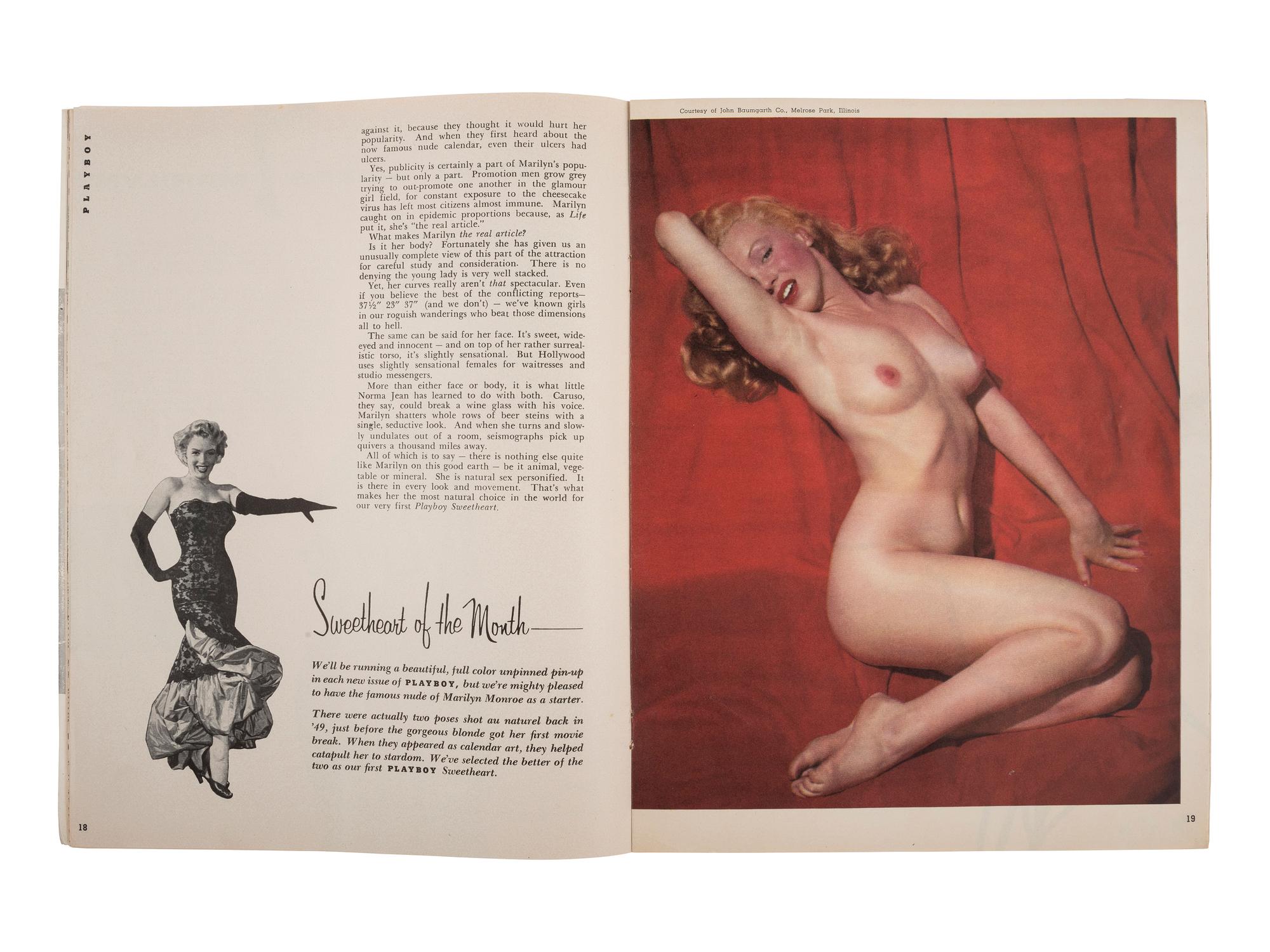 [MONROE, Marilyn (1926-1962)]. Playboy . Vol. 1, No. 1. Chicago, IL: HMH Publishing Co., December 1953.