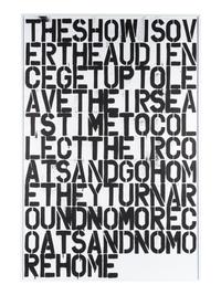 Untitled (The Show is Over)