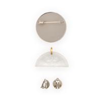 Lalique, Collection of Frosted Glass Jewelry