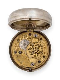 Samson, London, Silver Pair Cased Open Face Verge Pocket Watch
