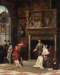 Emile Georges Weiss (French, 1861-1929) — The Introduction , 1888