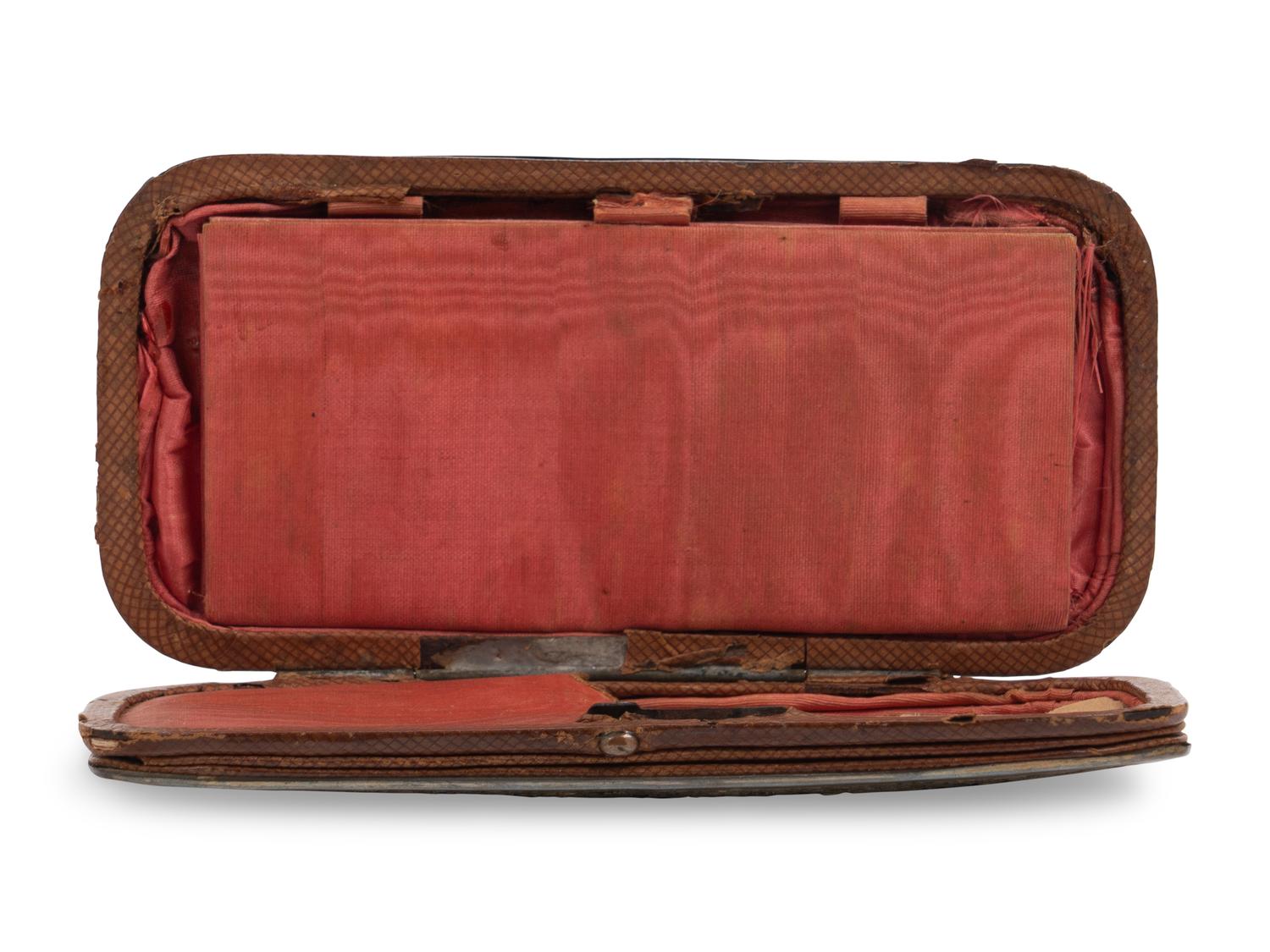 A French Gold, Silver-Gilt and Mother-of-Pearl Cigar Case