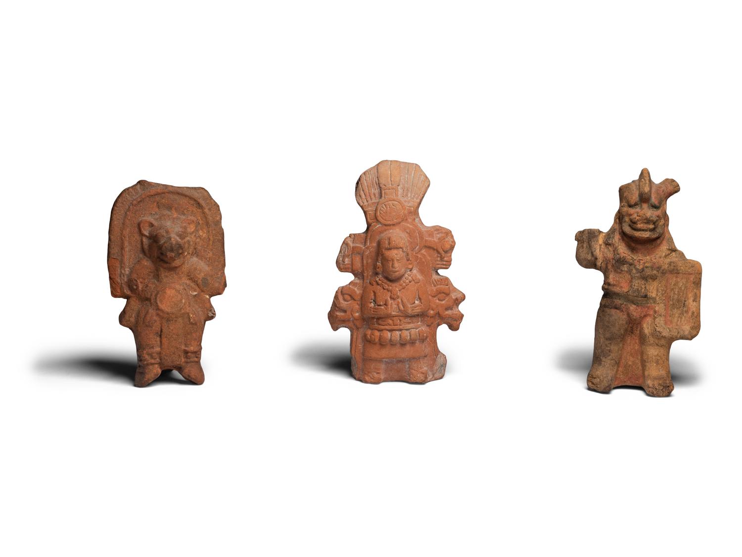 Twelve Maya Terracotta Ocarinas