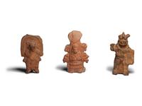 Twelve Maya Terracotta Ocarinas