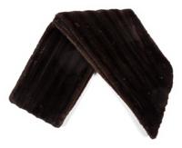 A Brown Mink Fur Shawl