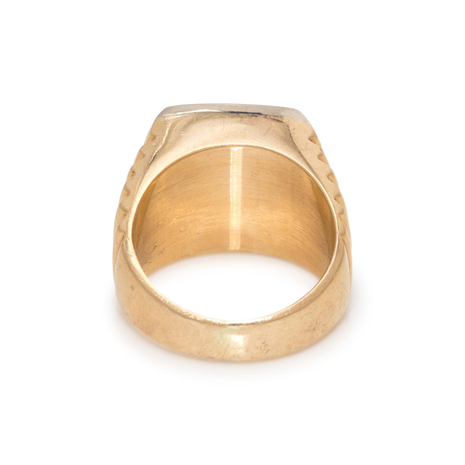BICOLOR GOLD AND DIAMOND RING