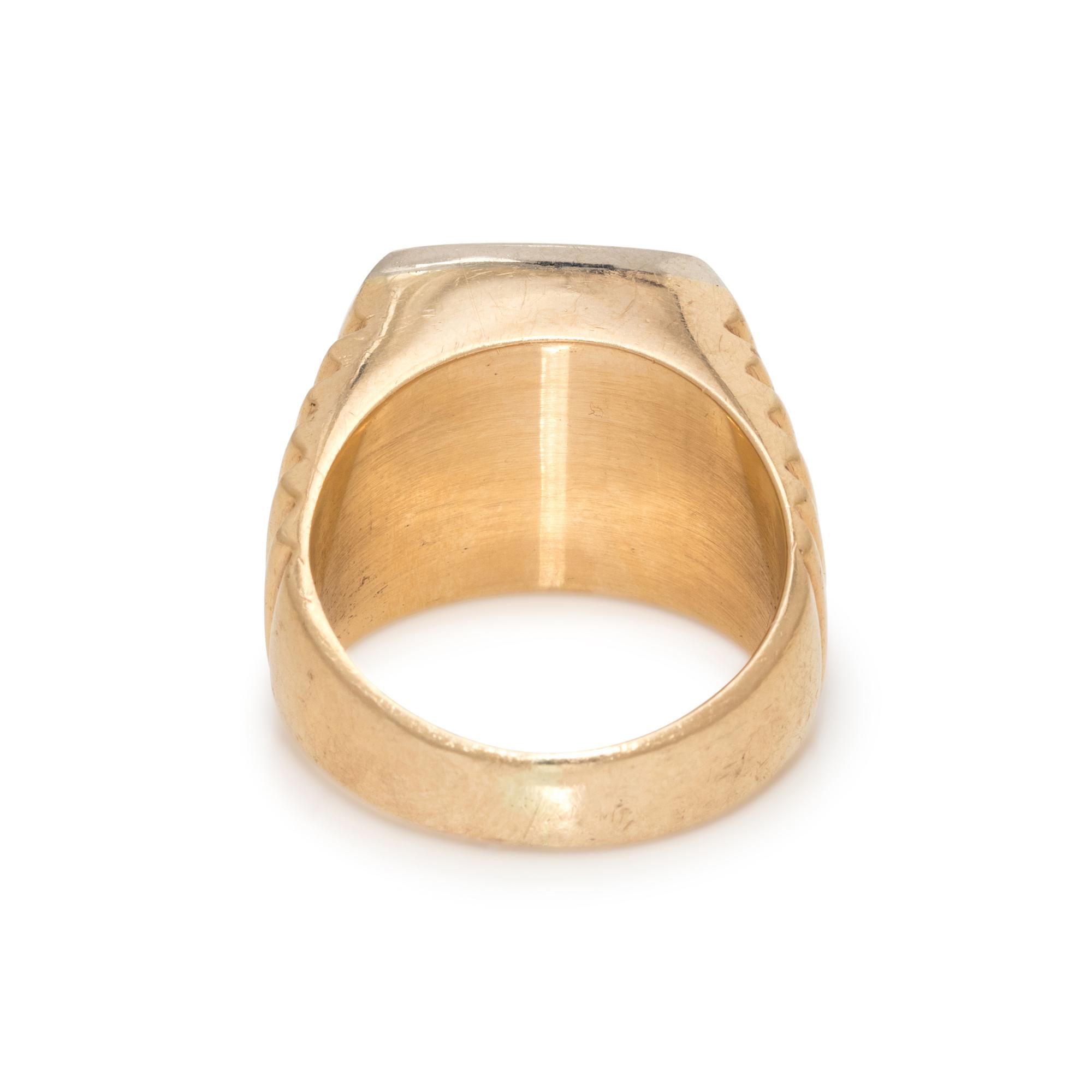 BICOLOR GOLD AND DIAMOND RING