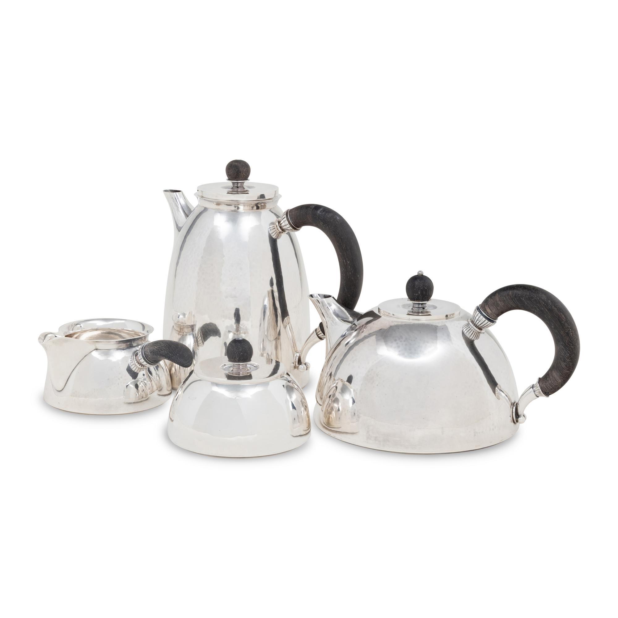 A Georg Jensen Four-Piece Silver Tea and Coffee Service