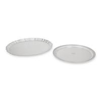 Two American Silver Serving Trays