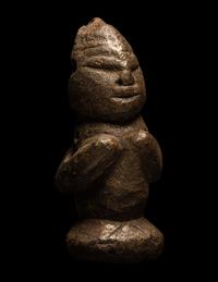 A Kissi Stone Male Figure