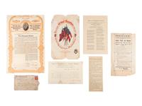 [RECONSTRUCTION]. Dabney MAURY ALS to BEAUREGARD. 1873. [With:] Confederate veteran ephemera.