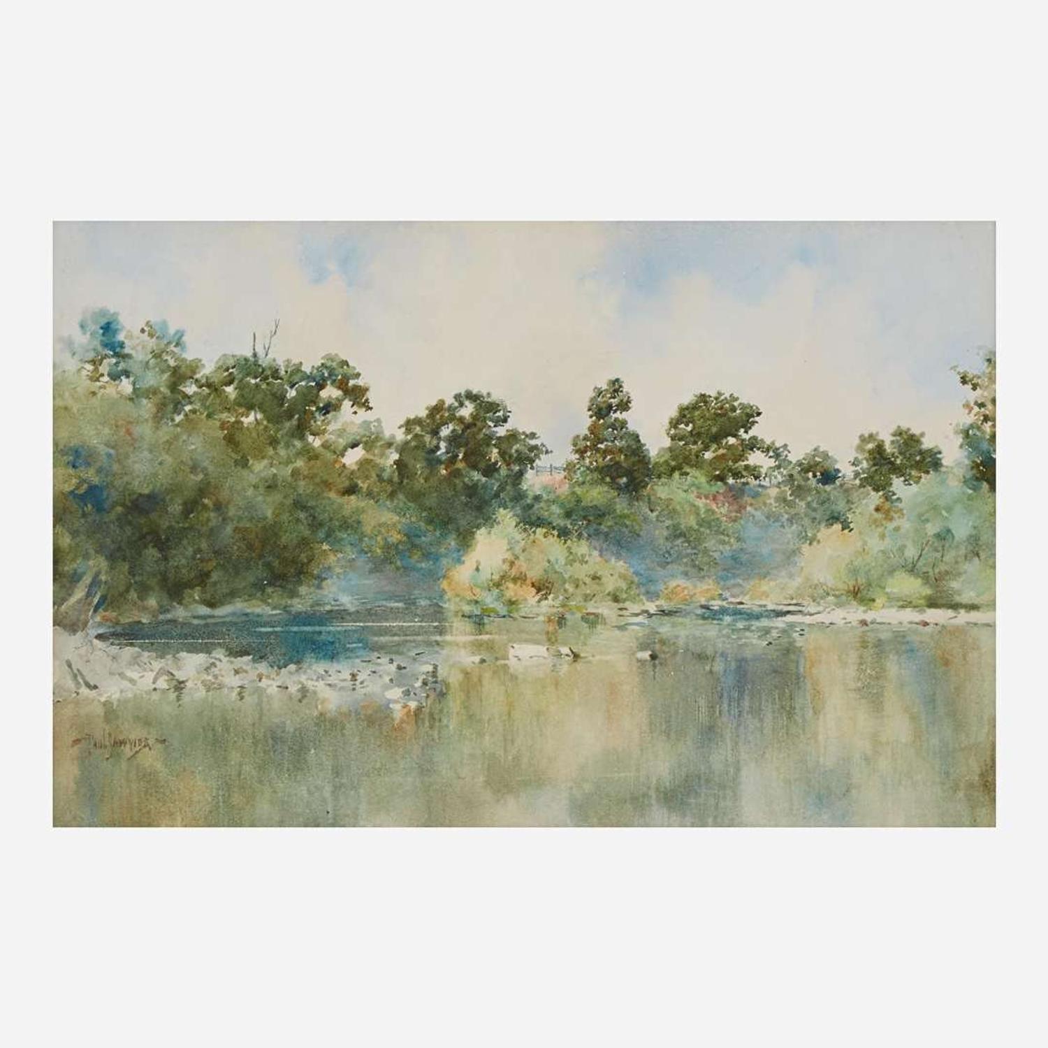 Paul Sawyier (American, 1865–1917) A Quiet Corner of Kentucky