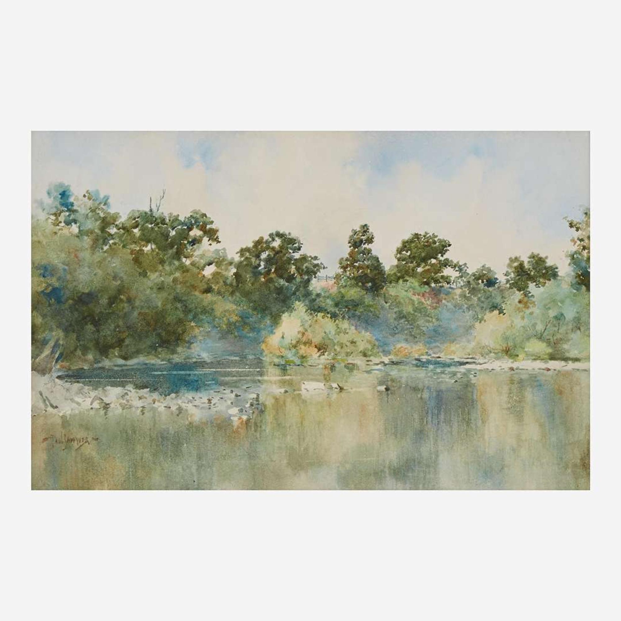 Paul Sawyier (American, 1865–1917) A Quiet Corner of Kentucky