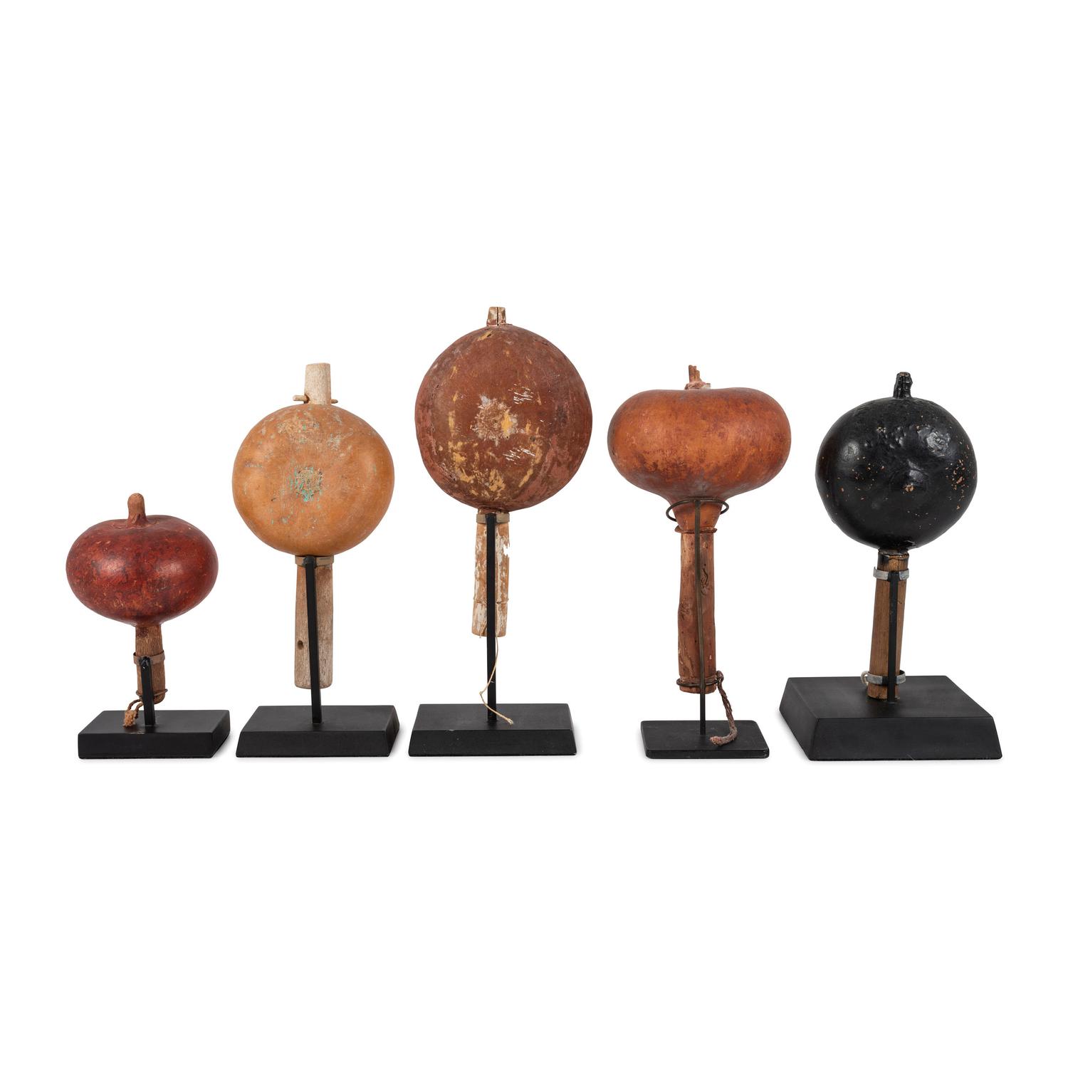 Pueblo Gourd Rattles
