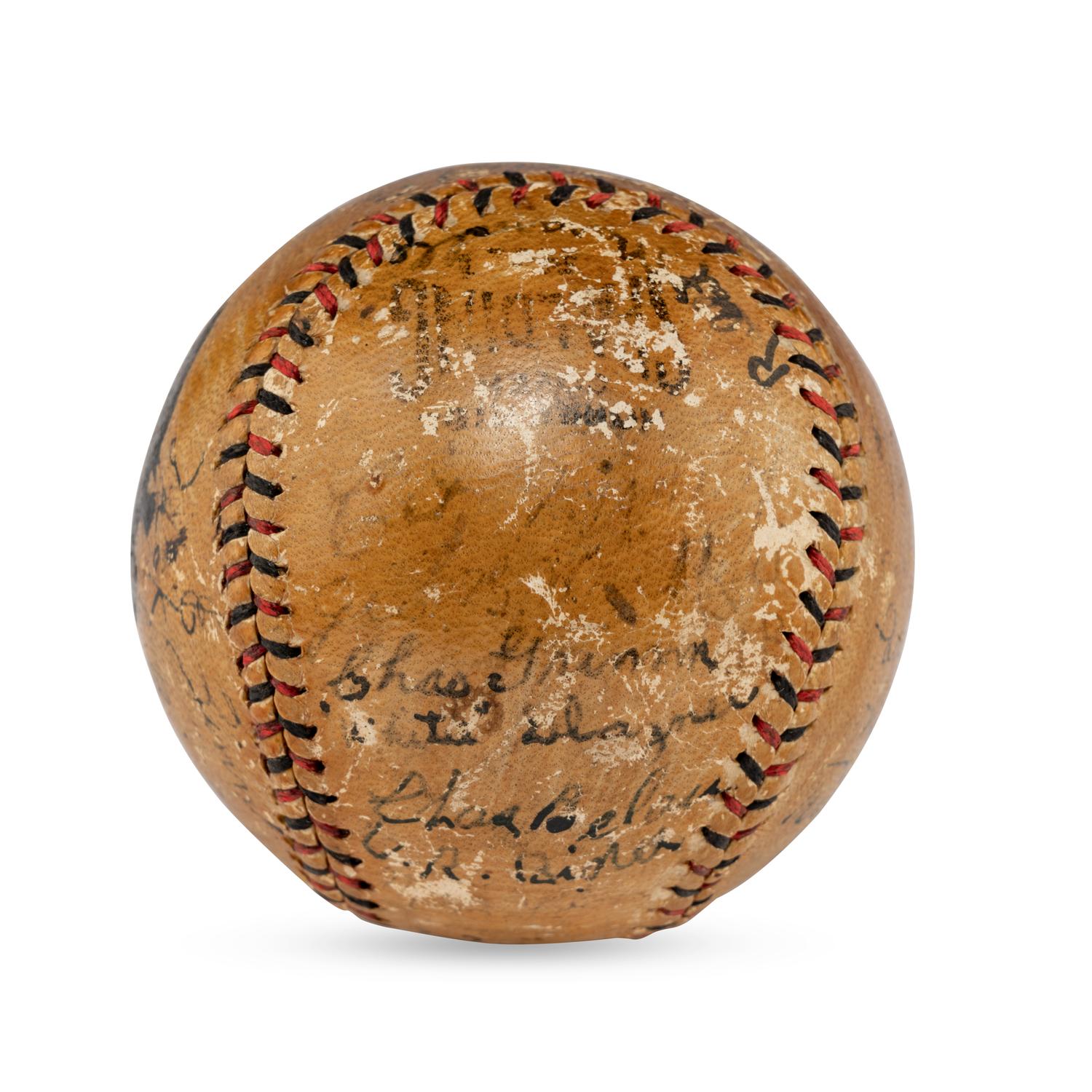 A 1921 Pittsburgh Pirates and Others Signed Autograph Baseball (Beckett Authentication Services)