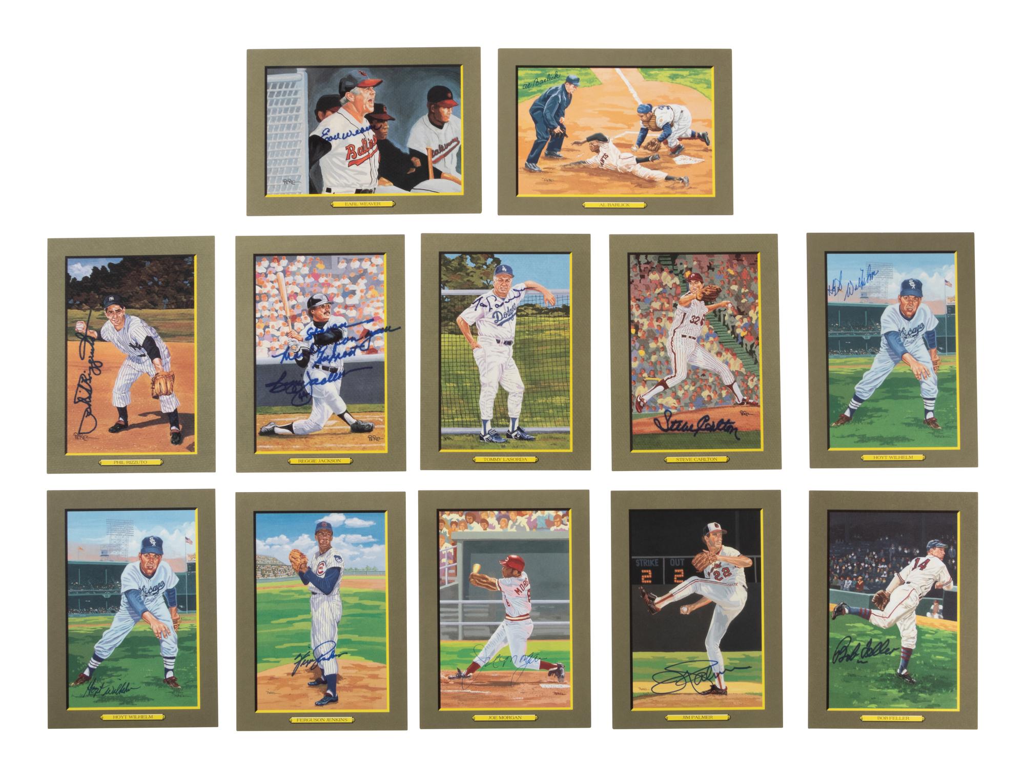A Group of 68 signed Perez-Steele Great Moments Cards,