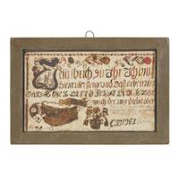 Fraktur: Vorschrift probably Lancaster County, PA, early 19th century