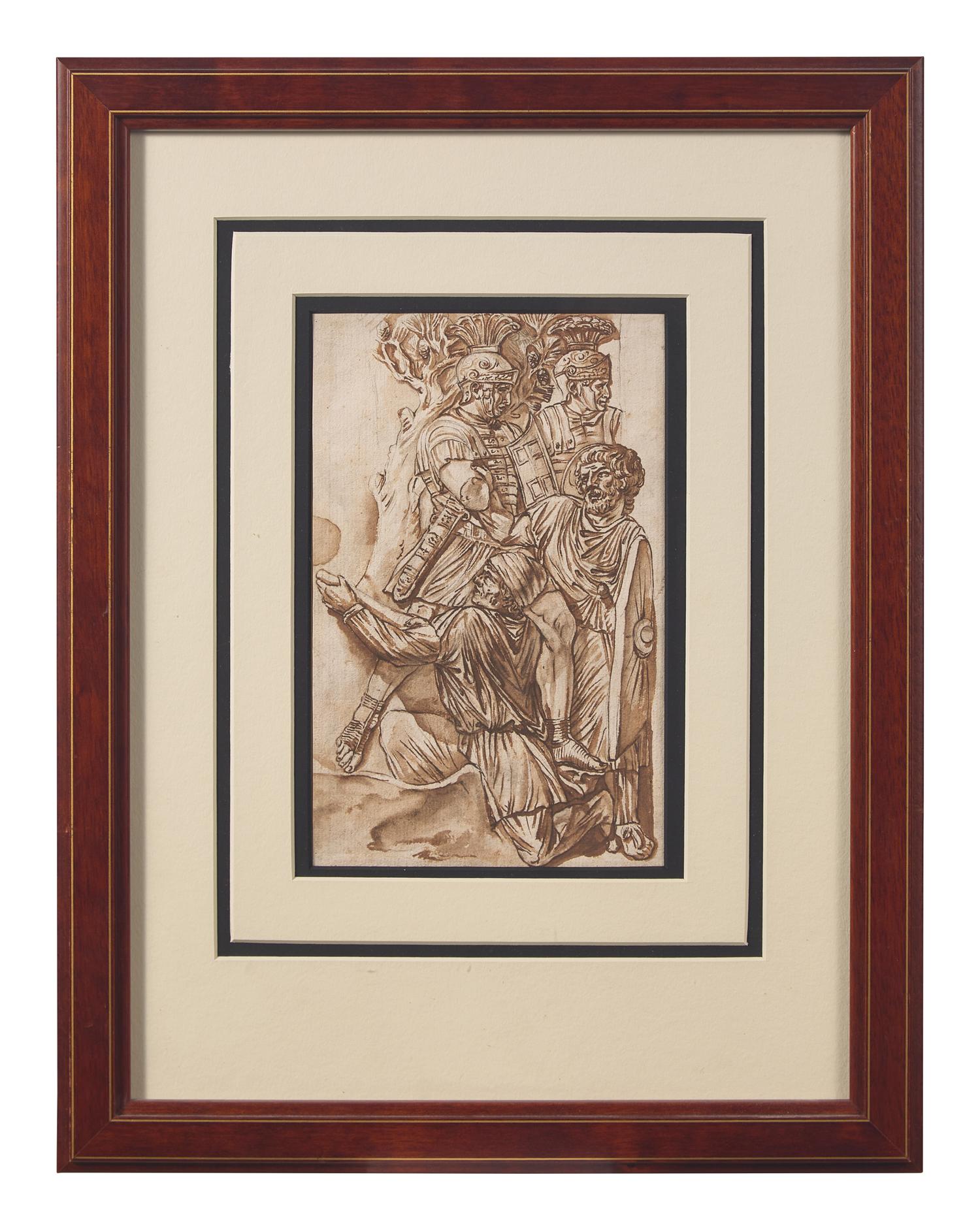 A Study of a Battle Scene from the Arch of Constantinople