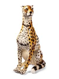An Italian Ceramic Cheetah