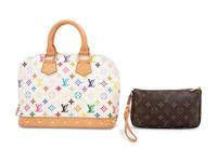 Louis Vuitton Alma Handbag and Monogram Clutch, 2003-2006