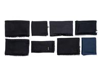 Eight Designer Shawls and Scarves: One Giorgio Armani, Two Hermès, and Five Loro Piana