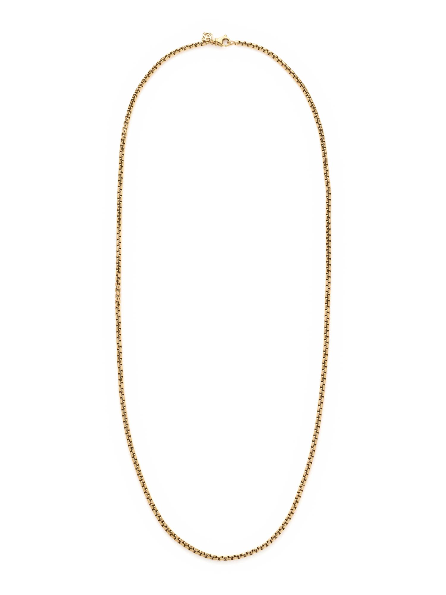 DAVID YURMAN, YELLOW GOLD LONGCHAIN NECKLACE