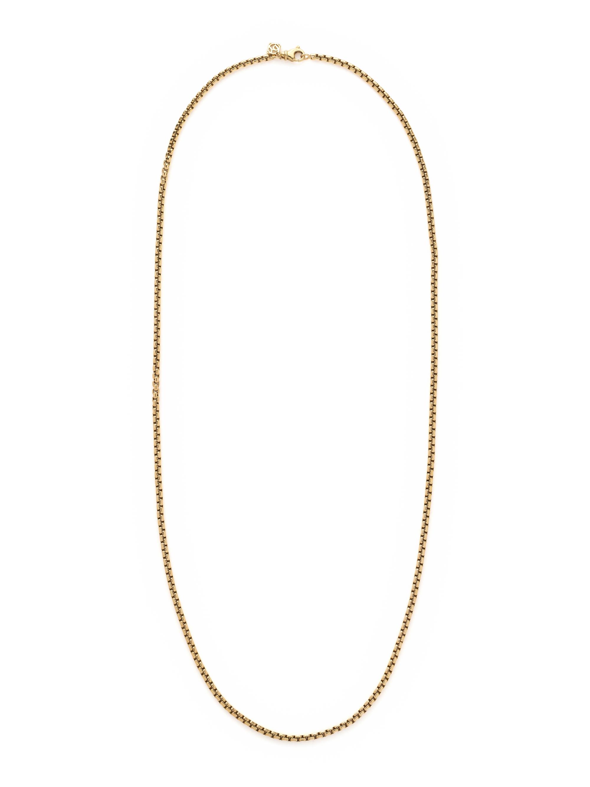 DAVID YURMAN, YELLOW GOLD LONGCHAIN NECKLACE