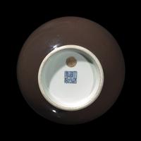 A Chinese Copper Red Glazed Vase, Yuhuchunping, Daoguang Mark and of the Period 清道光 釉裡紅玉壺春瓶