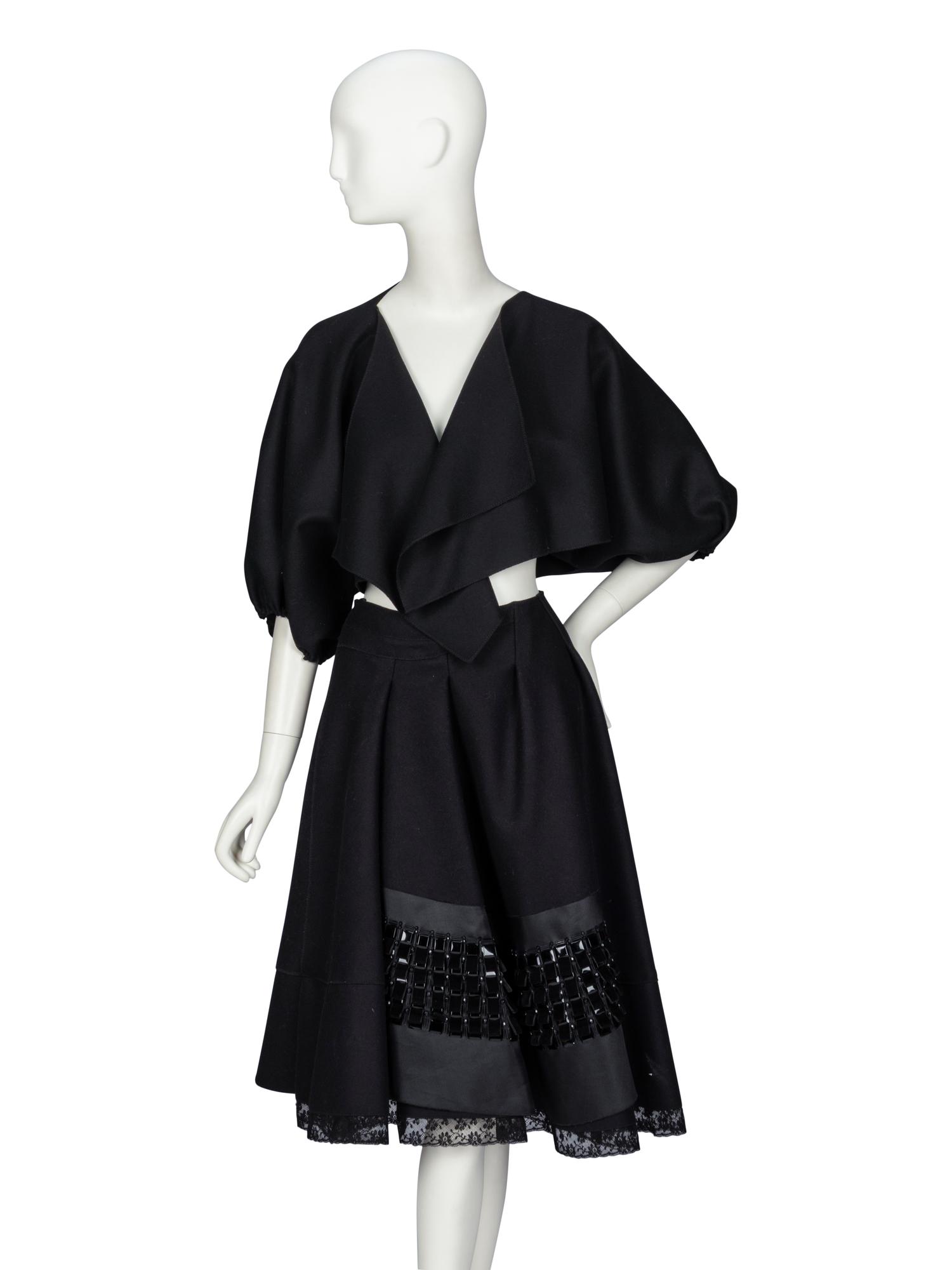 Prada, Wool Skirt Ensemble, 2005