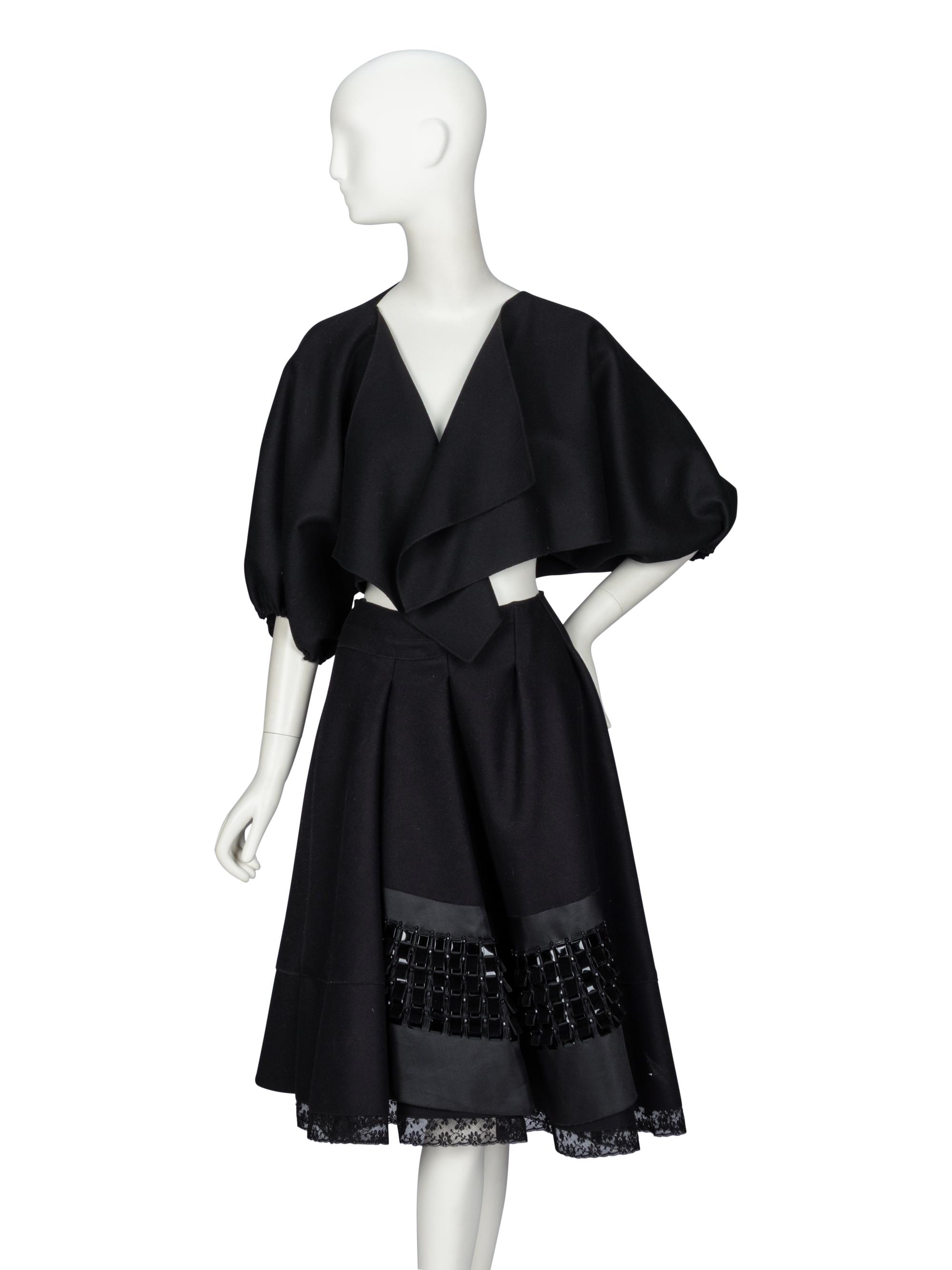 Prada, Wool Skirt Ensemble, 2005