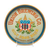 A Union Brewing Company Tin Lithograph Advertising Tray