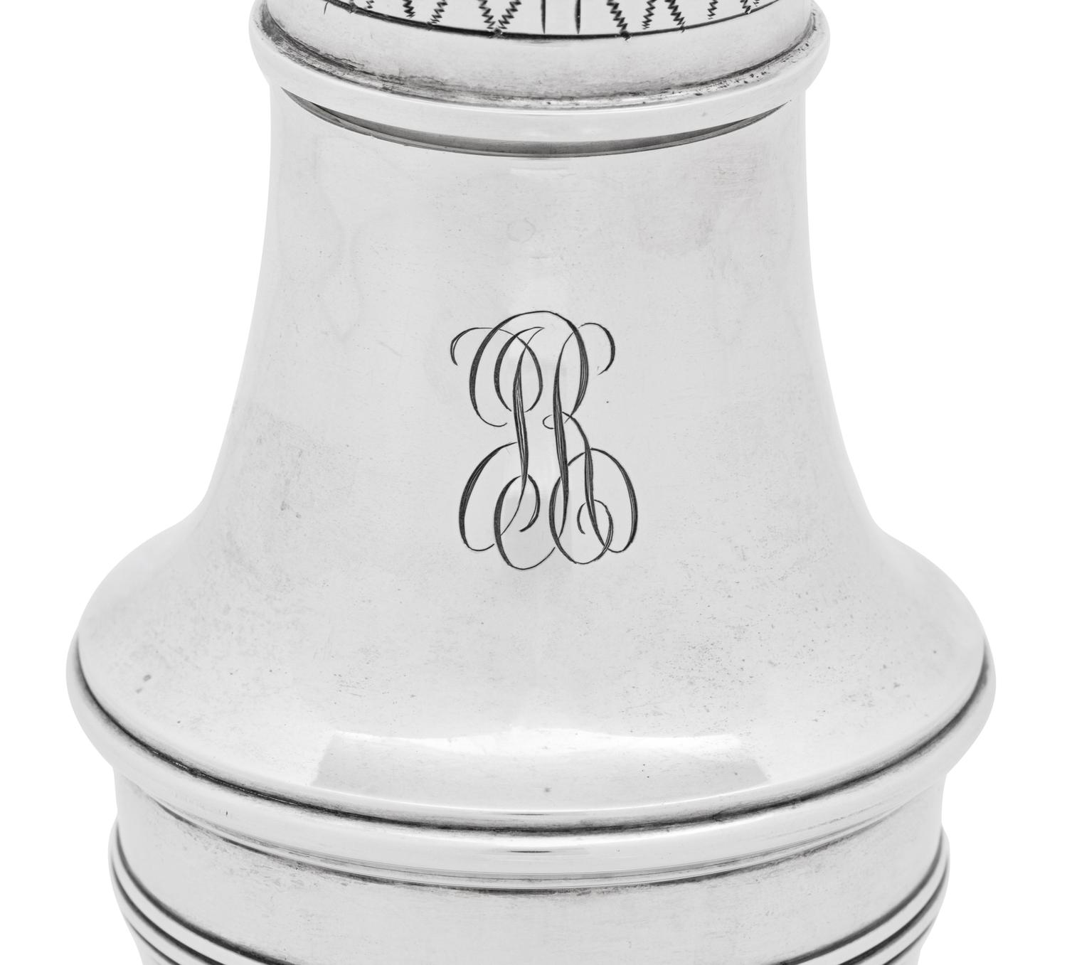 An American Silver Muffineer