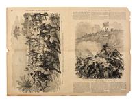 [CIVIL WAR]. A group of engravings presenting scenes and subjects mostly related to enslavement and the Civil War.