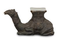 An Anglo Indian Bronze Camel Side Table