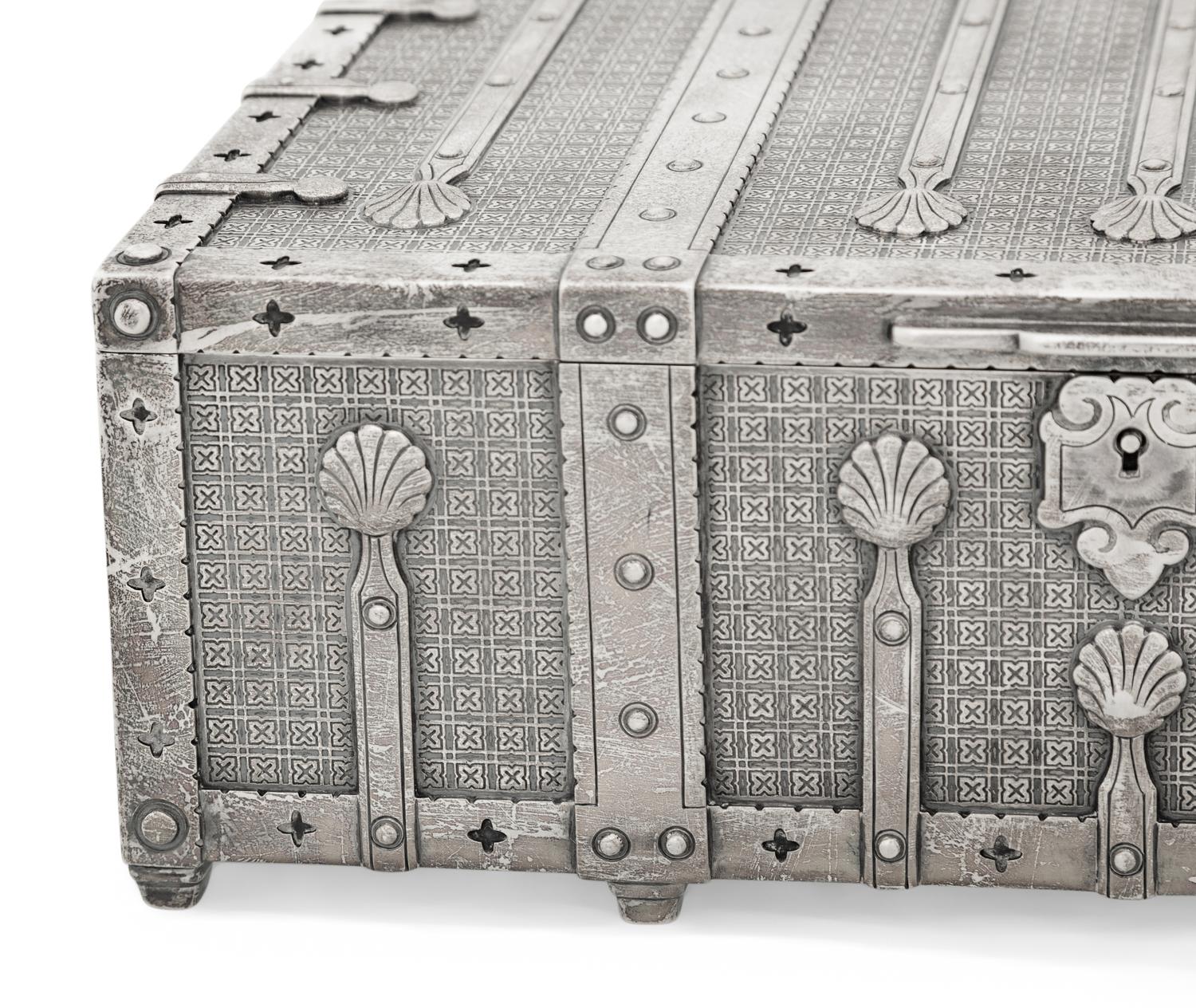 A Tiffany and Co. Silver Humidor