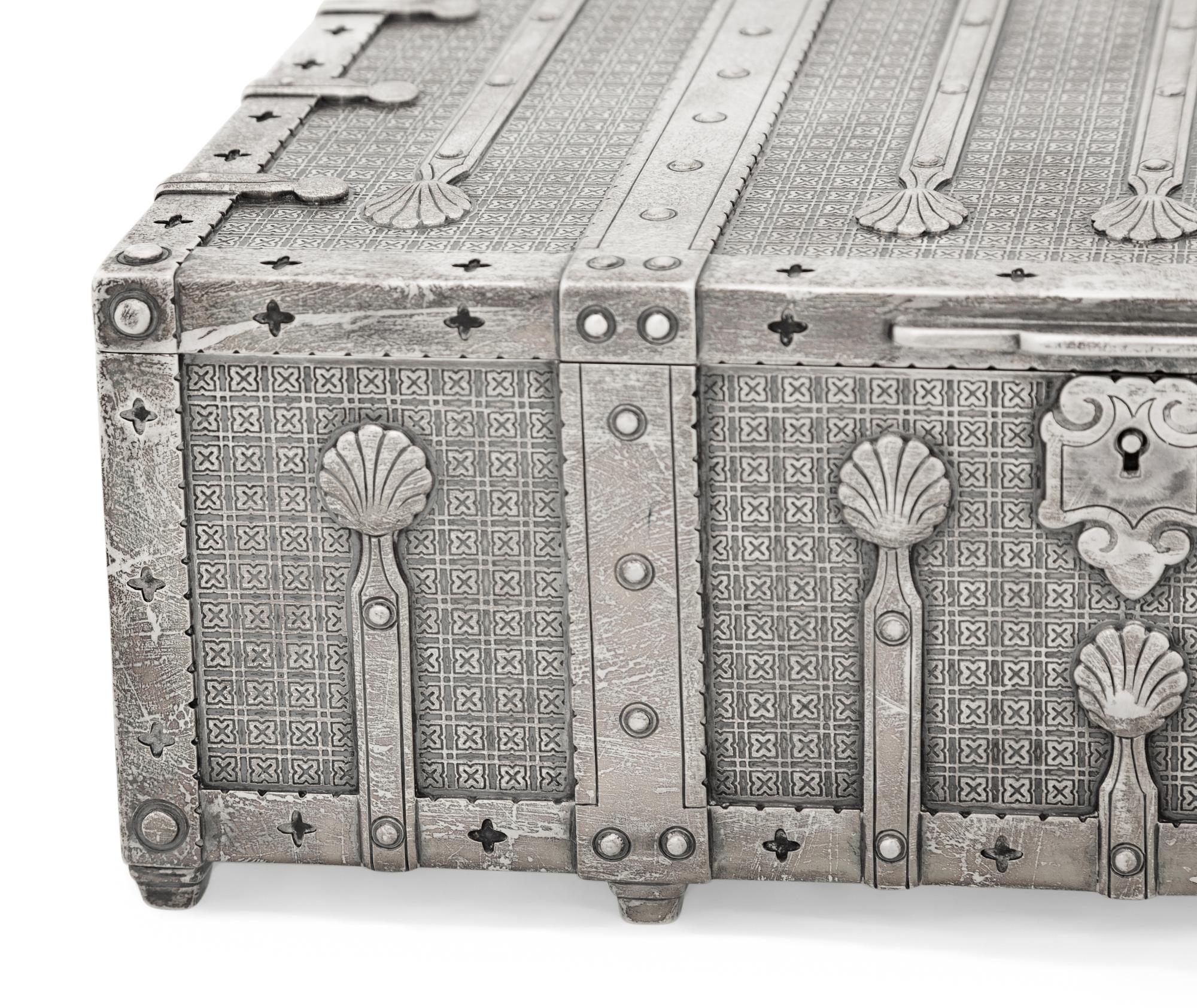 A Tiffany and Co. Silver Humidor