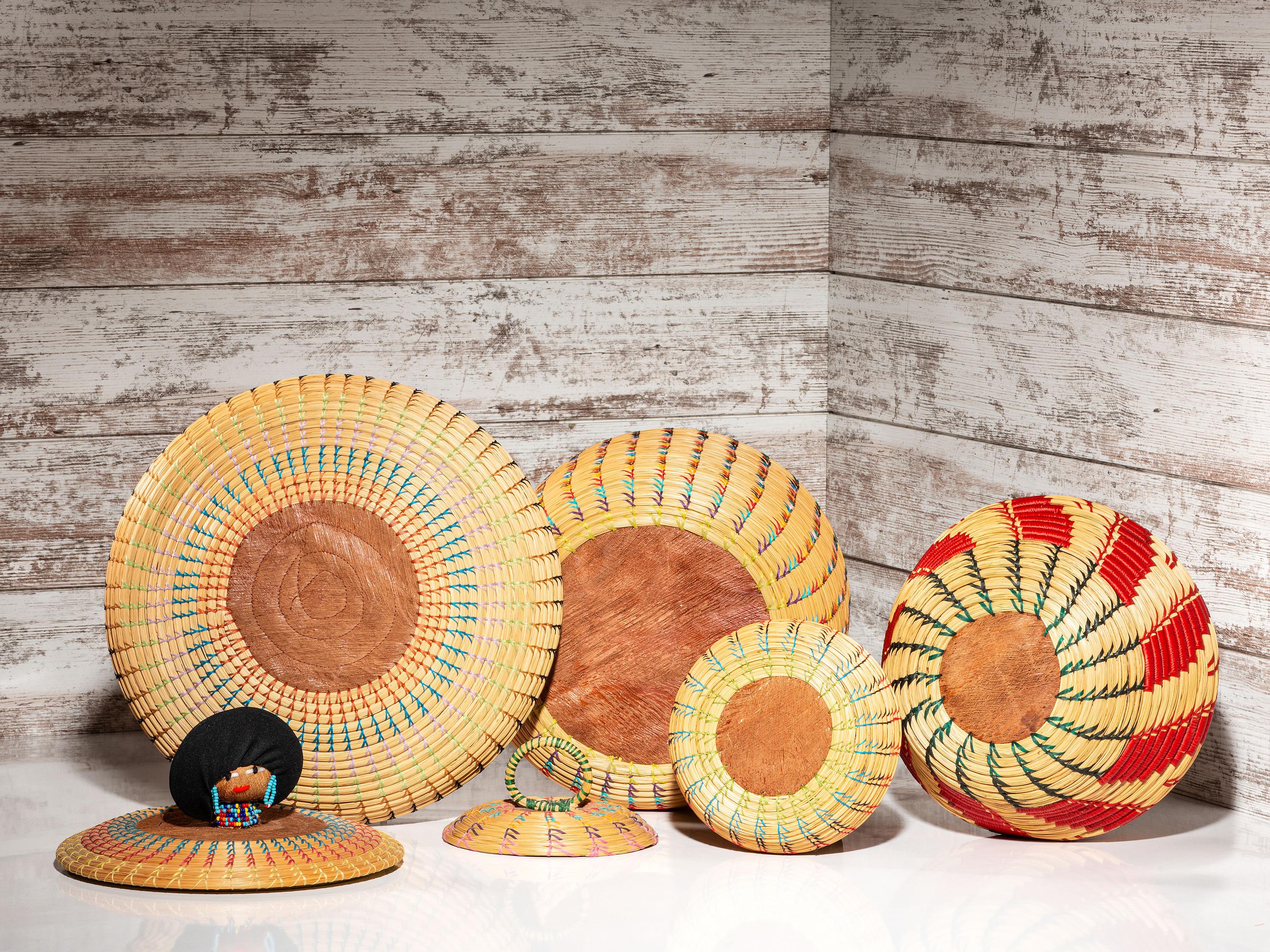 Collection of Seminole Baskets