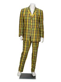 Paul Smith, Chartreuse Plaid Linen Suit