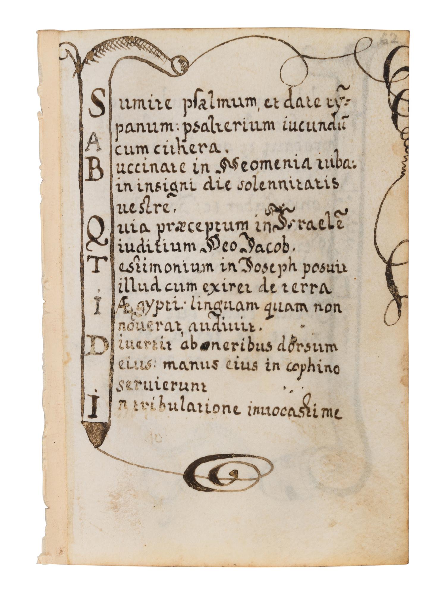 A collection of leaves from Psalter manuscripts, illuminated in Flanders in the first half of the thirteenth century, joined with a group of seventeenth- or eighteenth-century Psalter leaves drawn according to similar models