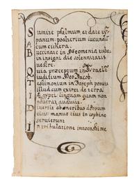 A collection of leaves from Psalter manuscripts, illuminated in Flanders in the first half of the thirteenth century, joined with a group of seventeenth- or eighteenth-century Psalter leaves drawn according to similar models