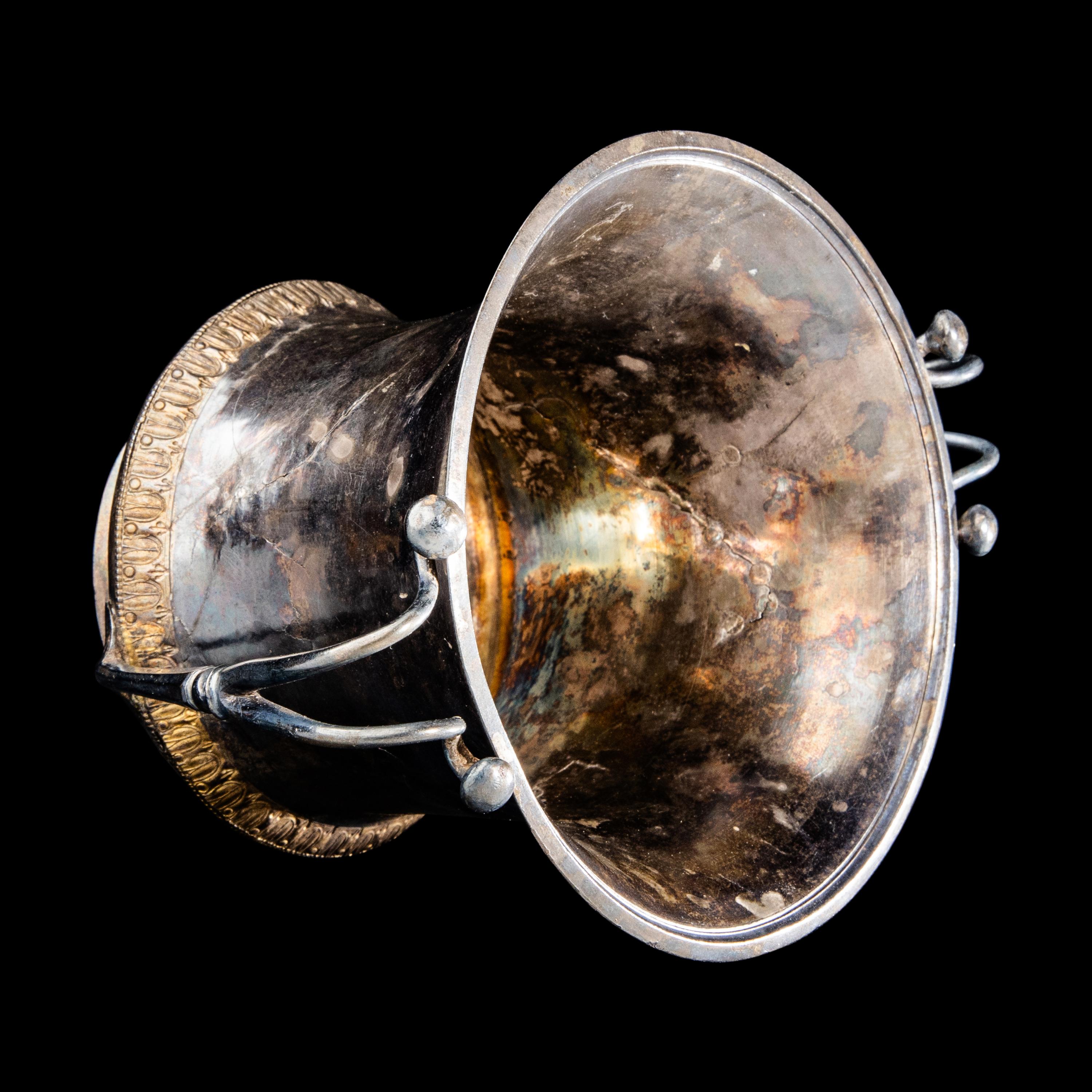 A Greek Gilt-Silver Kantharos