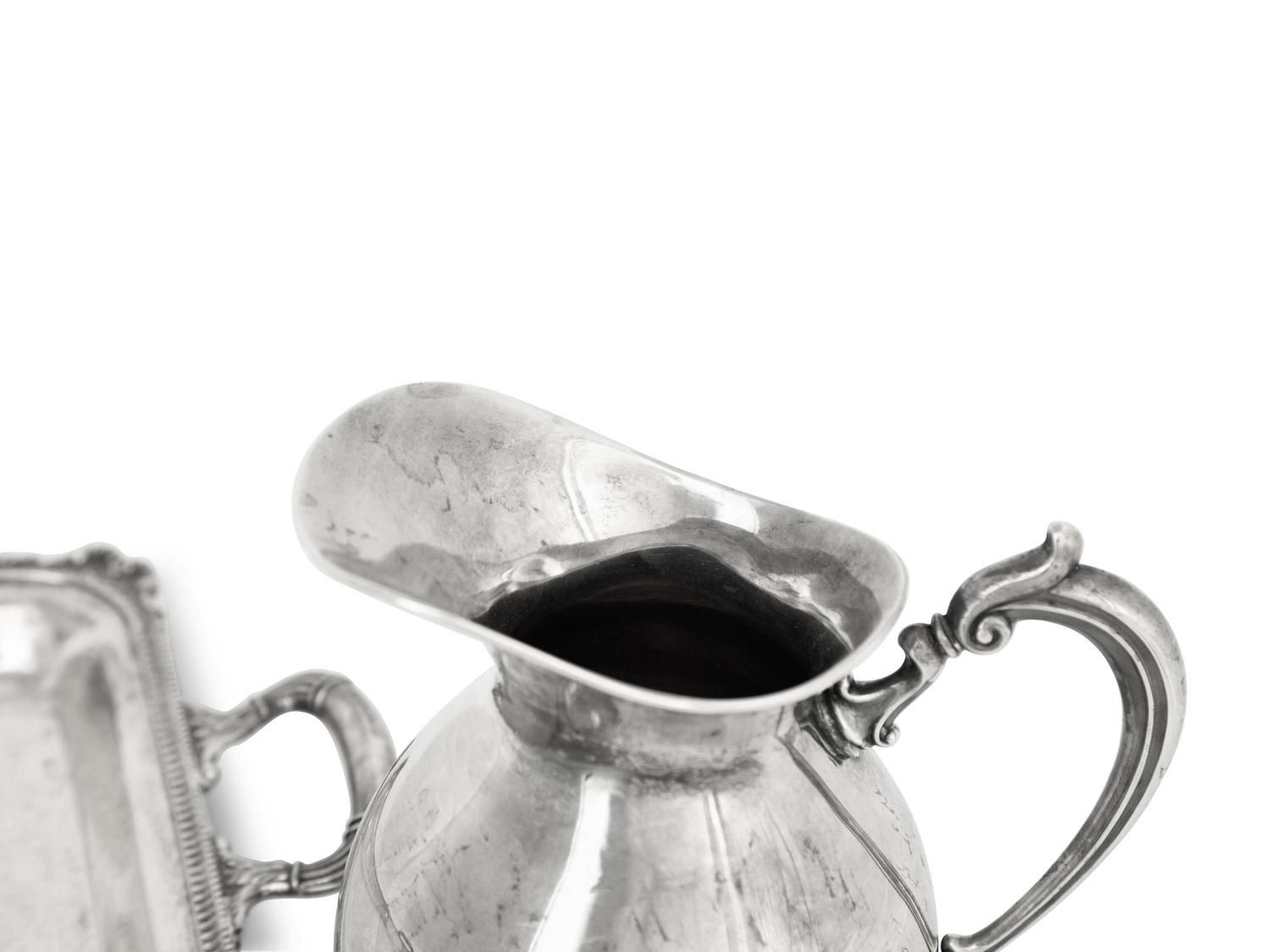 Three Silver Serving Articles